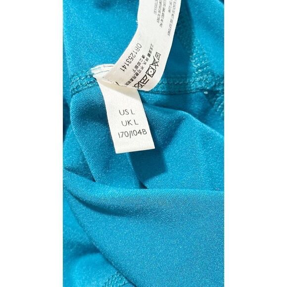 Free People Womens Movement Ashford Side To Side Performance Jumpsuit Blue Large - Picture 14 of 16